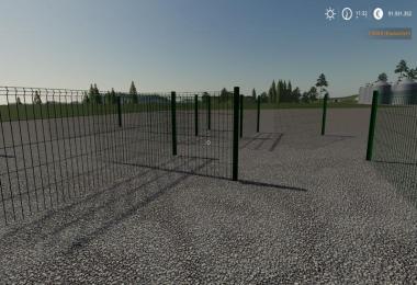 Plain metal fence can be placed v1.0
