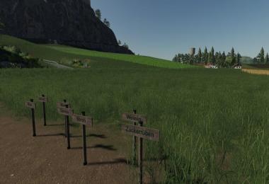 Platzierbare Frucht Sorten Schilder v1.0