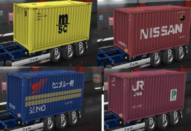 Real company container trailers 1.33