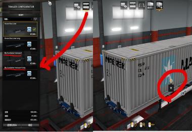 Real company container trailers 1.33