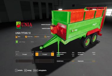 UNIA TYTAN 10 v1.0.0.0