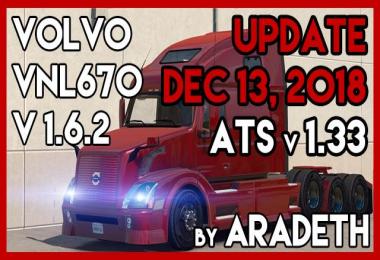 VOLVO VNL670 v1.6.2 by ARADETH (ATS 1.33)
