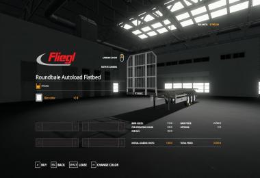 Fliegl flatbed Roundbale autoload v1.0.0.3