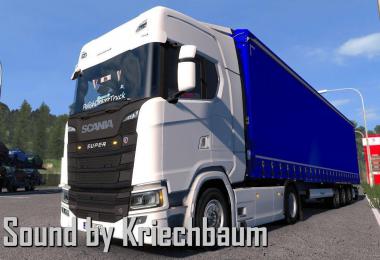New Scania R & S Series V8 Stock Sound v1.2 1.33.x