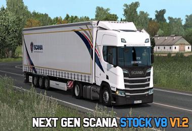 New Scania R & S Series V8 Stock Sound v1.2 1.33.x