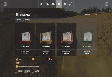 Bigbags & Liquid Pallets v1.0