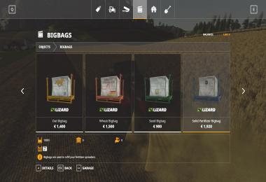 Bigbags & Liquid Pallets v1.0
