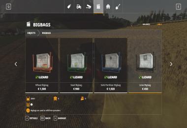 Bigbags & Liquid Pallets v1.0