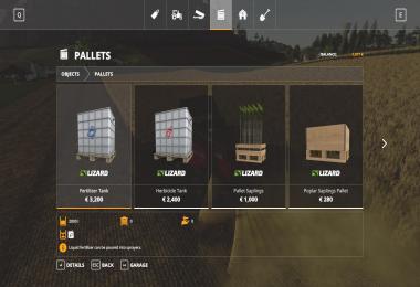 Bigbags & Liquid Pallets v1.0