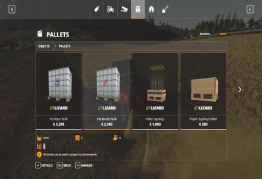 Bigbags & Liquid Pallets v1.0