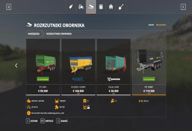 Extended Manure and Slurry Spreader Pack by Bona v1.0.0.1