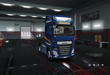 Exterior view reworked for DAF XF Euro 6 v1.1