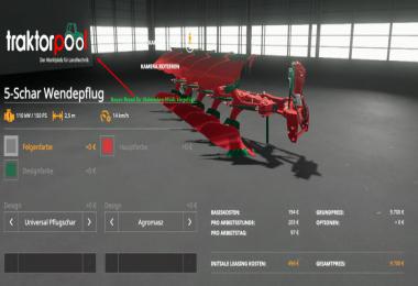 [FBM Team] 5-Schar Wendepflug-Pack v1.0.0.0