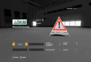 Forest pyramid warning sign v1.0