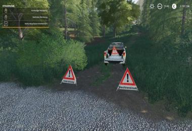 Forest pyramid warning sign v1.0