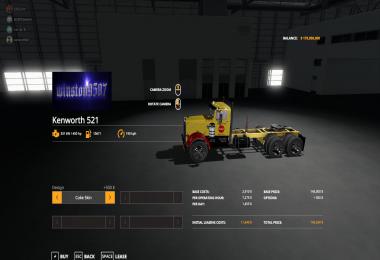 FS19 Kenworth 521 v1.0.0.0