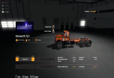 FS19 Kenworth 521 v1.0.0.0