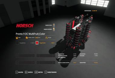 Horsch Pronto9DC - MultiFruit - MultiColor v1.2