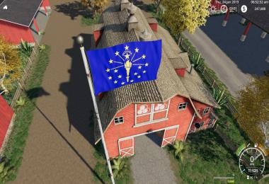 Indiana state Flag v1.0.0.0