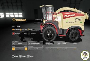 Krone BigX 1180 By Agrar eG Oberberg v1.2