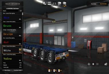 Krone Own Trailer License Plate Lighting V1.0 1.33.x