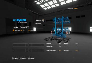 Lemken Corundum 750 v1.0.0.0
