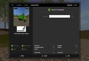 Mack vision square body dump truck v1.0.0.2