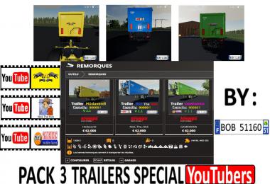 Packs 3 Trailers SPECIAL Youtubers v1.0.0.1