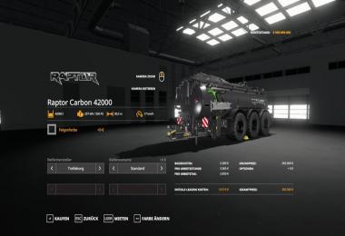 Raptor Carbon 42000 v1.1.0.0