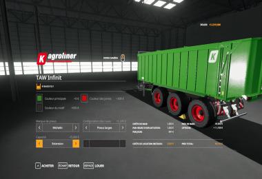 Unlimited capacity Kroeger TAW v1.2.0