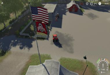 USA above Ohio Buckeyes FLAG USA v1.0.0.0