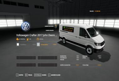 Volkswagen Crafter 2017 John Deere Service v1.1
