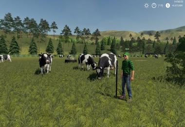 Placeable open range cow pasture v1.0