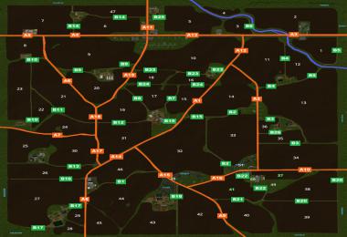 Courseplay Roads - Clover Creek v1.0