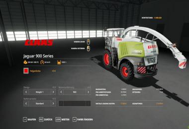 Claas Jaguar 900 Series Beta