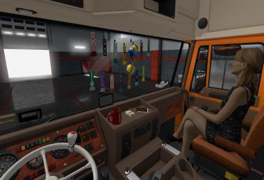 DAF F241 ADDON  STEERING WHEEL and Interior Accessory v1.5