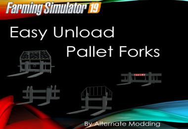 Easy Unload Pallet Forks v1.0