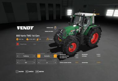 Fendt 800 Vario TMS v1.0.0.9