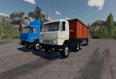 Kamaz 53212 plus semi trailer v1.0