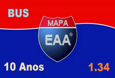MAPA EAA NORMAL  10 ANOS - ETS2 1.34