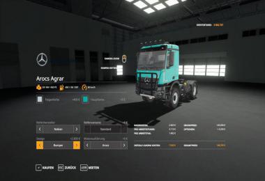 Mercedes Arocs Agrar v1.0.0.0