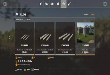 Placeable Grain Silo system v1.0.0.0