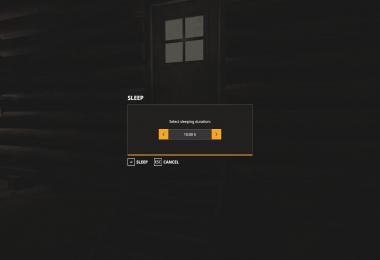 Placeable Log Cabin with sleep trigger v1.0