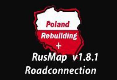 Poland Rebuilding + ProMods + RusMap Road Connection 1.34