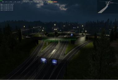 Rotterdam Brussel Highway + Calais Duisburg Road Interchange v2.2