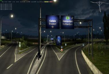 Rotterdam Brussel Highway + Calais Duisburg Road Interchange v2.2
