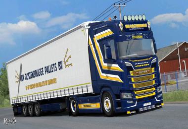 Scania S NextGen Van Oostenbrugge Combo Skin Pack 1.34.x