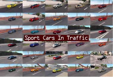 Sport Cars Traffic Pack (ATS) by TrafficManiac v3.1