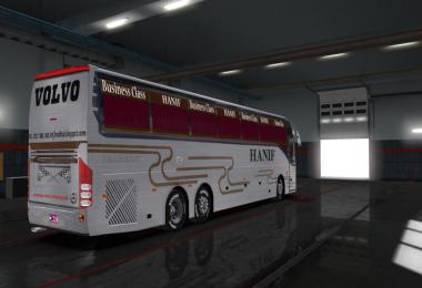 Volvo 9700 and 9400 bus Hanif bus skin + 4 euro skin pack + ai traffic