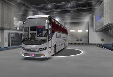Volvo 9700 and 9400 bus Hanif bus skin + 4 euro skin pack + ai traffic